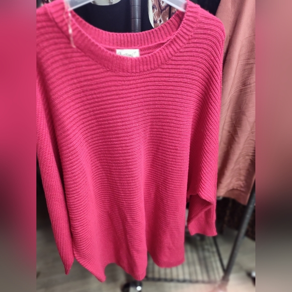 Questions Size 3x pink sweater - Picture 1 of 5